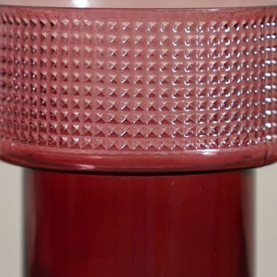 Percy Two Tone Glass Vase Red 13X13X18.5Cm 