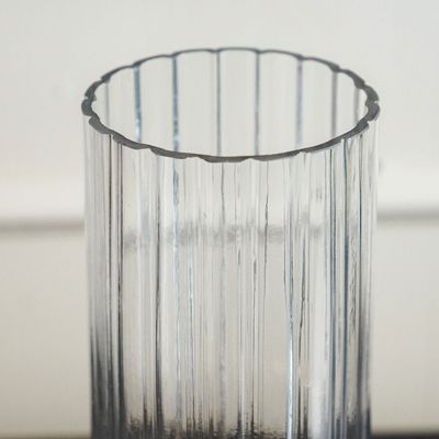 Percy Two Tone Glass Vase Gradient Brown 15X15X30.5Cm 