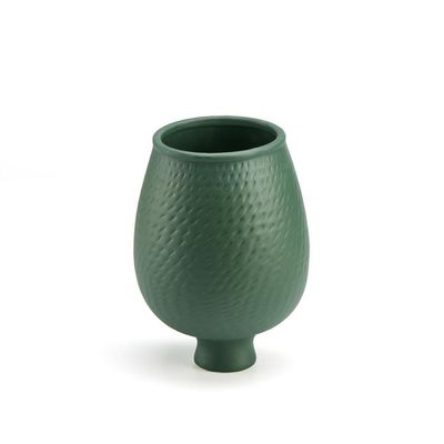 Zenith Ceramic Vase Green 15X15X23Cm 