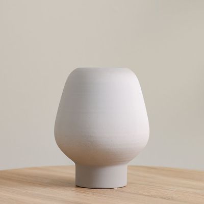 Zenith Ceramic Vase White 22.7x22.7x28Cm 