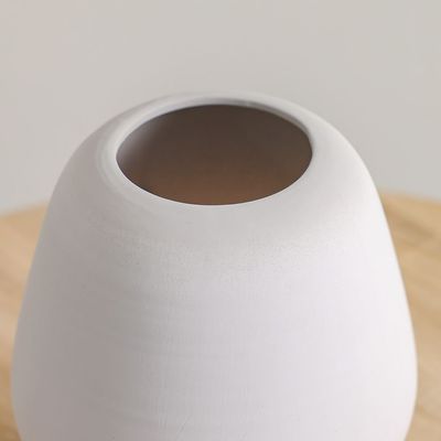 Zenith Ceramic Vase White 22.7x22.7x28Cm 