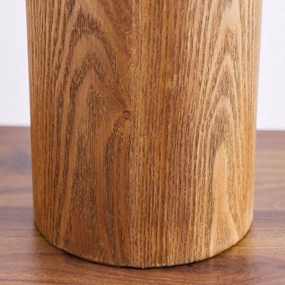 AW24 Amber Wood Blck Vase 18X18X53 Cm