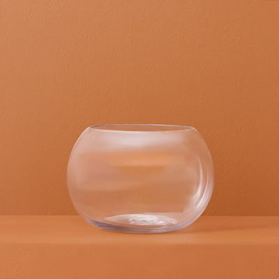 Vetro Fish Clear Glass Bowl 34X17.5Cm