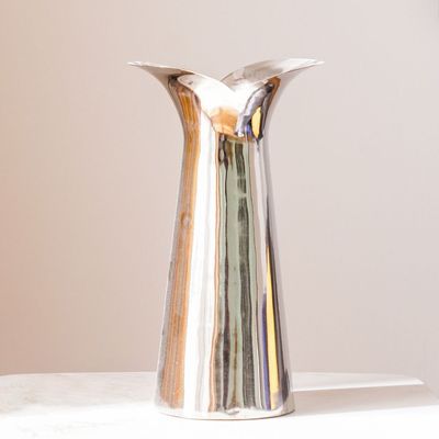 Regal Heritage Vase Sml 16X12X30 Cm Nickel