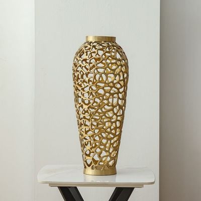 Regal Heritage Vase Lrg 32X32X90 Cm Gold