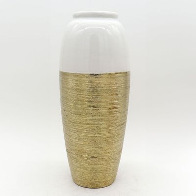 Inaaya Kanzi Ceramic Gold Vase 14.5X14.5X35.5