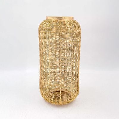 Afra Metal Weave Vase Lrg 20X20X40Cm