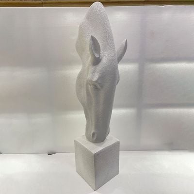 Mateo Polyresin Horse Sculpture White 30X23X73Cm