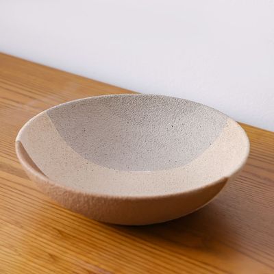 SS25 Lexie Caramel Ceramic Platter Tawny 30.7X30.7X8.5Cm