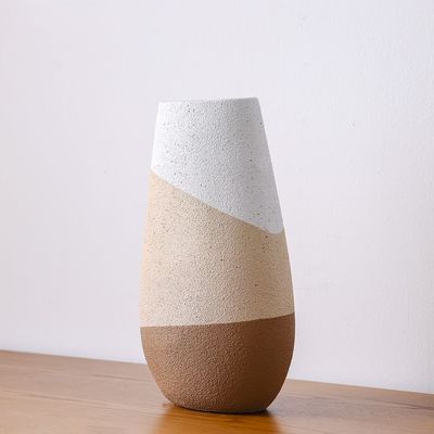 SS25 Lexie Caramel Ceramic Bouquet Vase Tawny 24.5X15.5X45Cm