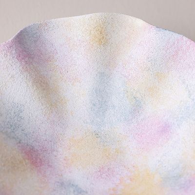SS25 Lexie Berry Ceramic Platter Peach 26.5X26.5X8Cm