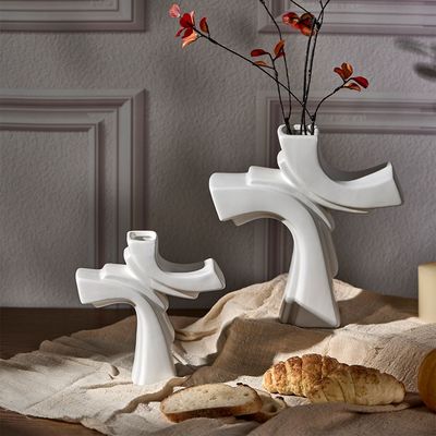 Florence Ceramic Astraddle C Vase Sml 16X6.5X16.3Cm Florence Ceramic Astraddle C Vase Sml 16X6.5X16.3Cm