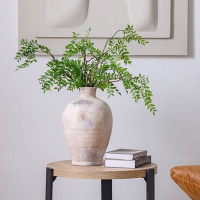 Venice Ceramic 2D Tactile Classic Vase Bg 26.5X26.5X39.5Cm