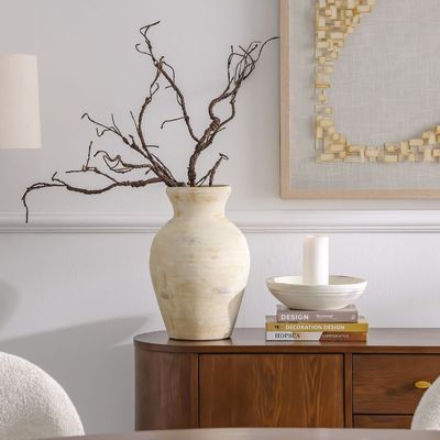 Venice Ceramic Urn Big Vase 28X28X41Cm