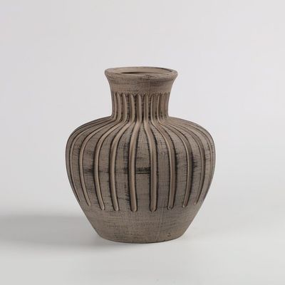 Euphoria Terracota Amphora Vase Antique Brown 27.3X27.3X30Cm