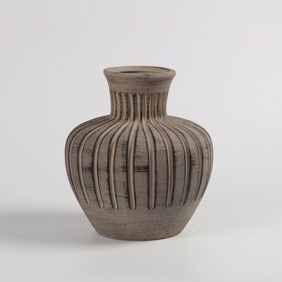 Euphoria Terracota Amphora Vase Antique Brown 27.3X27.3X30Cm