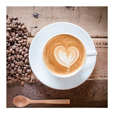 Lorena Coffee Stretched Canvas Set of 3 -40x40X1.8cm