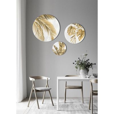Kellan Rouns Gold Leaf Abstract Set