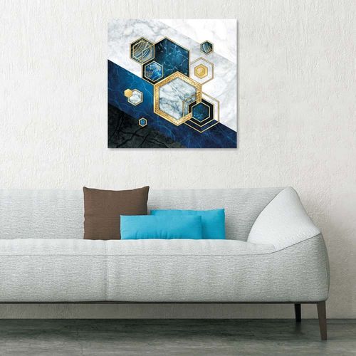 Diana Abstract Tempered Glass Wall Art L 40 X W 40 X H 0.4CM