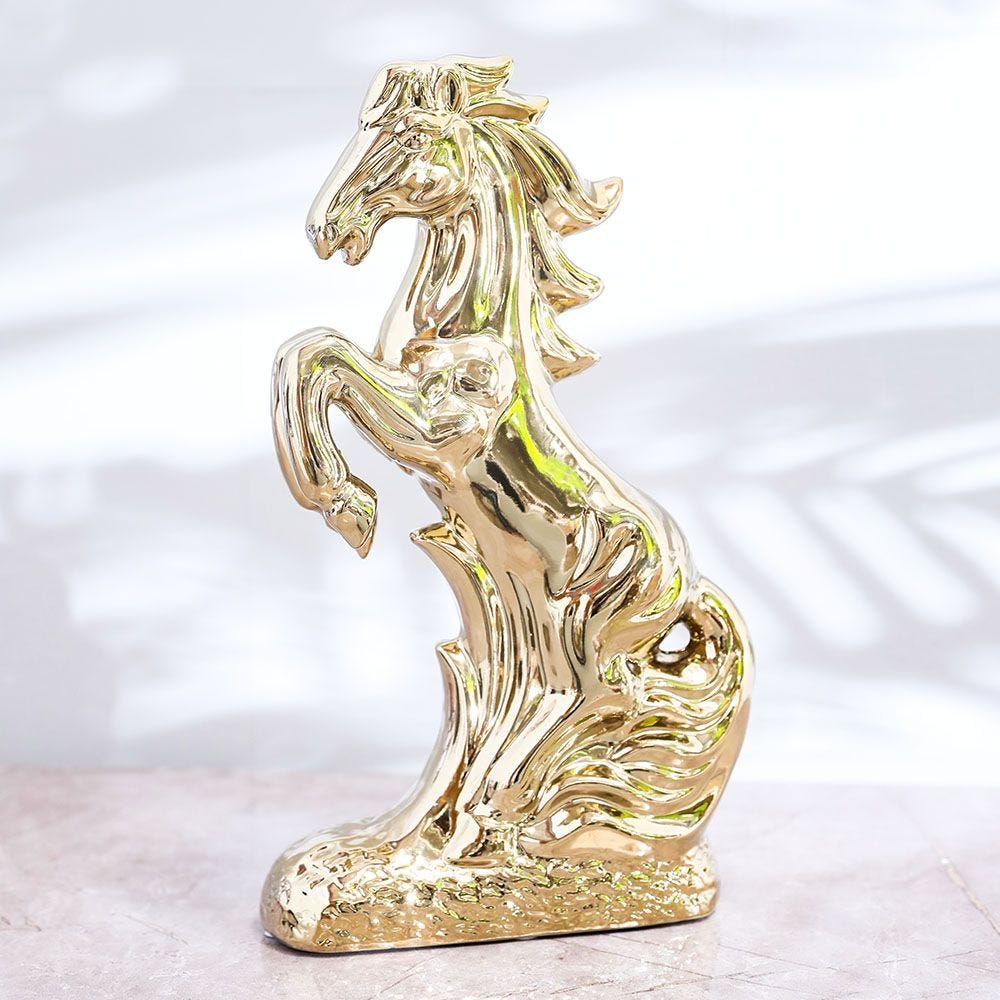 Shop Liana Horse Gold 18x7x30cm HS219531-2 Online