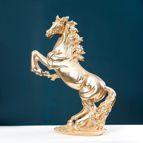 Lori Running Horse Figurine Gold 47x22x57cm