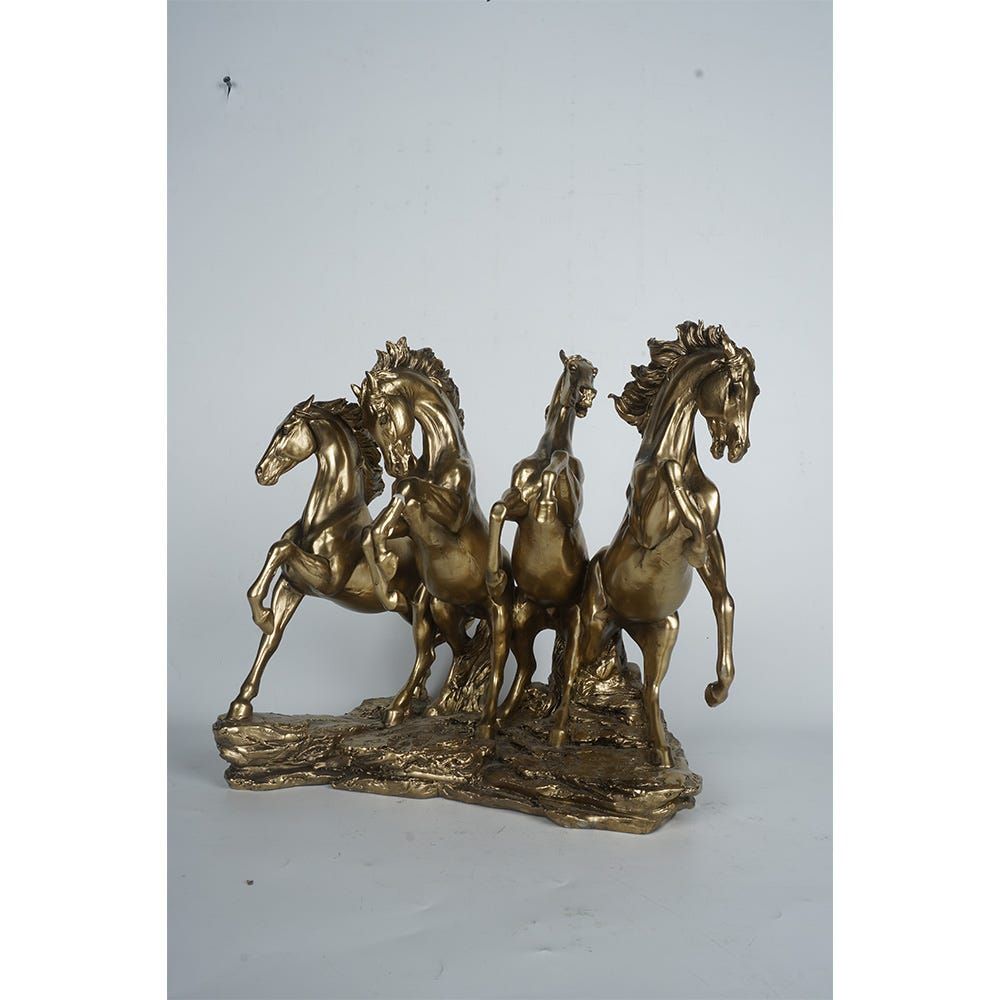 Buy Lori Standing Leopard Figurine Gold 45x12x23cm Online