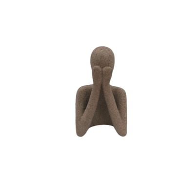 Savanna " See No Evil" Figurine Beige 10.2X6.6X16.8Cm 