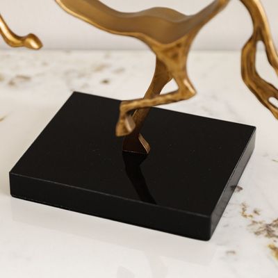 Serengeti Horse Table Decor Gold 33X12X31Cm