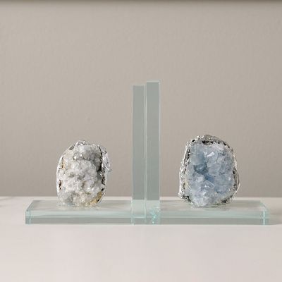 Percy Crystal Clear Bookend - 13x9x15 cm 