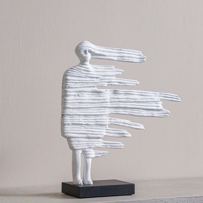 SS25 Stark Metal Leaf Sculpture 37X8X36Cm