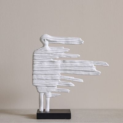 SS25 Stark Metal Leaf Sculpture 37X8X36Cm
