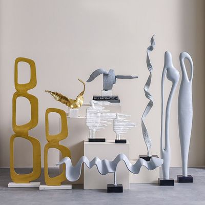SS25 Stark Metal Leaf Sculpture 37X8X36Cm