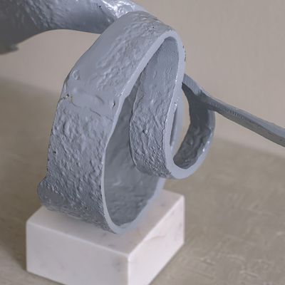 SS25 Stark Metal Leaf Sculpture 37X8X36Cm
