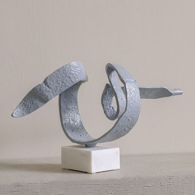 SS25 Stark Metal Leaf Sculpture 37X8X36Cm