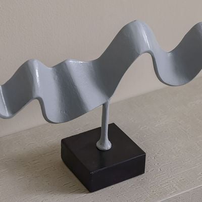 SS25 Stark Metal Leaf Sculpture 37X8X36Cm