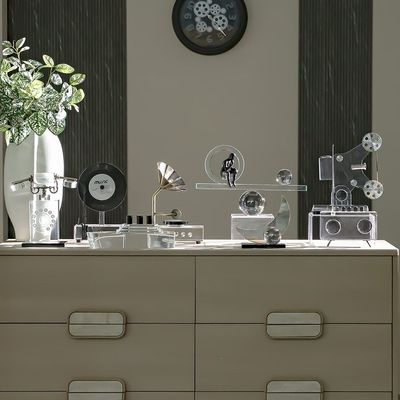 Tuscany Crystal Vintage Record Player 30X8X31Cm