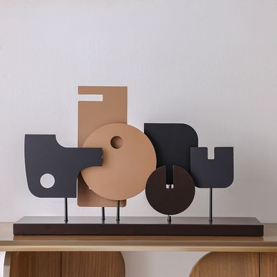 Venice Metal Abstract Layered Totems 70X20X44Cm