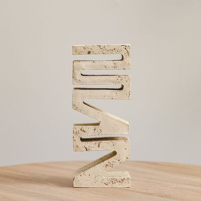 Venice Polyresin Ponder Logo 13X9X34Cm