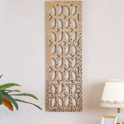 Mosaic Panel Wall Art Gold