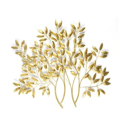 Alayna Ear Of Wheat Leaf Wall Decoration Gold 99X3.8X90.8Cm