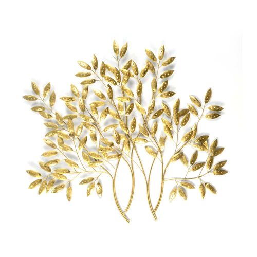 Alayna Ear of Wheat Leaf Wall Decoration Gold 99X3.8X90.8CM
