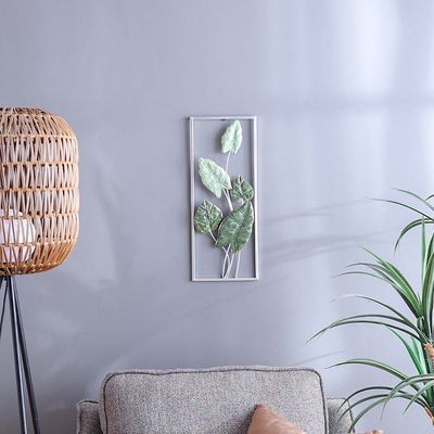 Alayna Calla Lily Leaf Abstract Botanical Wall Art Multi 20.3X4.4X50.2CM