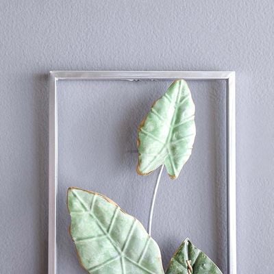 Alayna Calla Lily Leaf Abstract Botanical Wall Art Multi 20.3X4.4X50.2CM