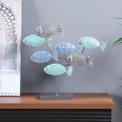 Alayna Fish Art Table Top Decoration Multi 54.6X8.3X49.5Cm