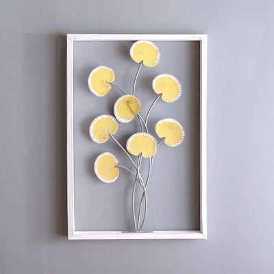 Alayna Ginkgo Leaf Metal Wall Decoration Multi 50.2X3.8X74.3CM