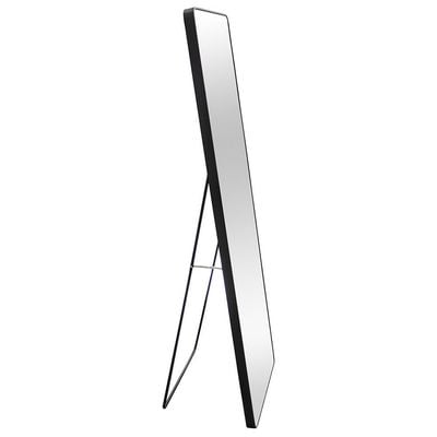 Petite Standing Frame Mirror Matt Black