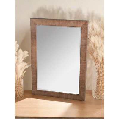 Mirage Wood Mirror Brown 74X10X104Cm