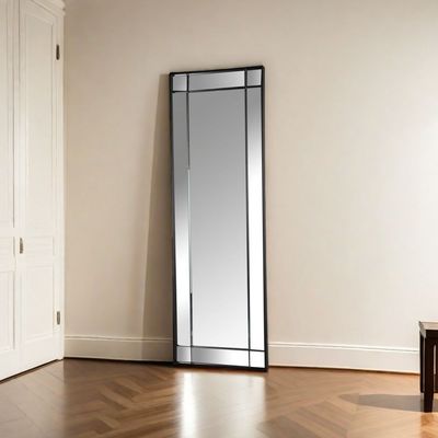 Mirage Metal Mirror Black 60.5X5X183Cm