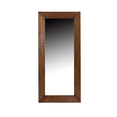 AW24 Amber Tall Wood Mirror 81X6X182 Cm