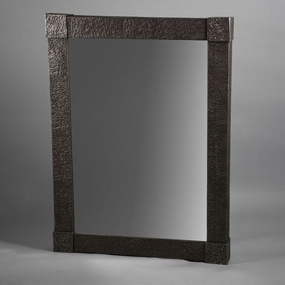 Mirage Metal Rustic Textured Mirror 92x11x123cm